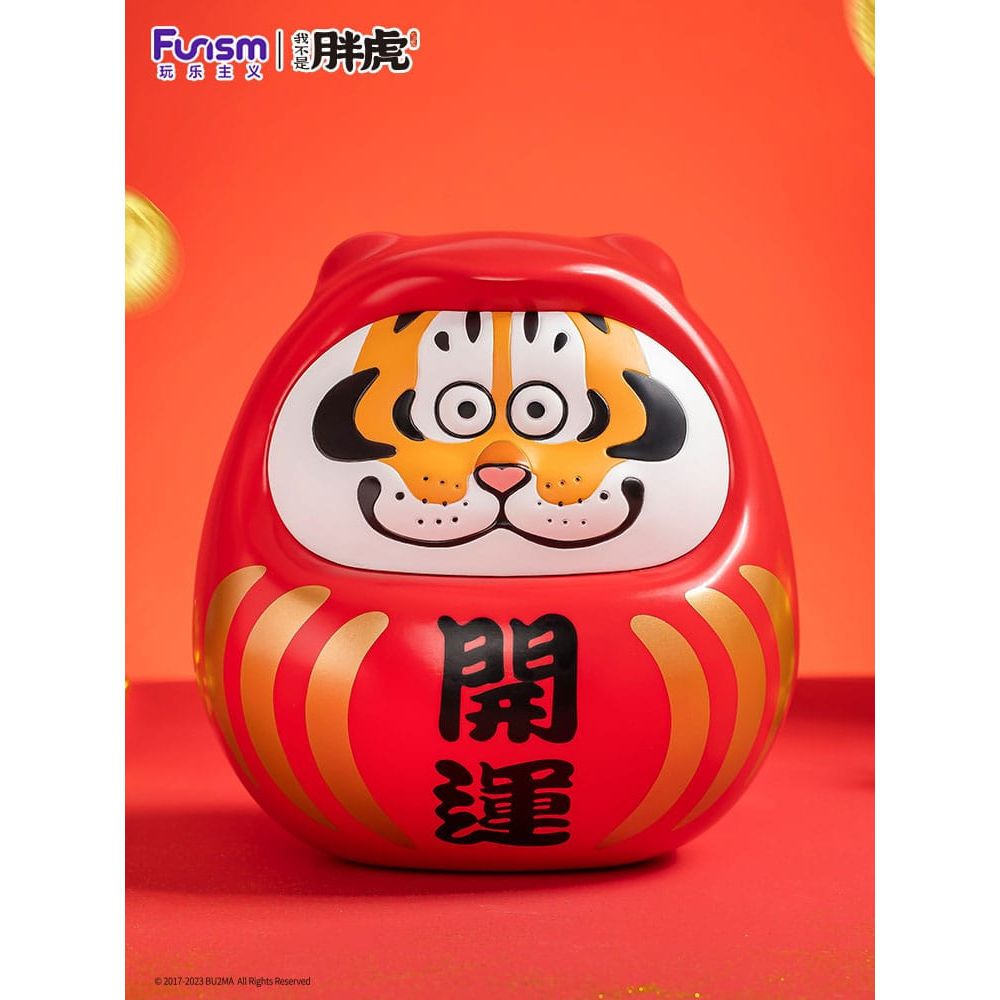 I Am Not Fat Tiger Statue 1/7 Alexander the Tiger Dharuma 20 cm - The Happy Toy Store