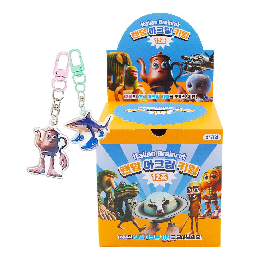Italian Brainrot Random Acrylic Keyring Blind Pack - The Happy Toy Store