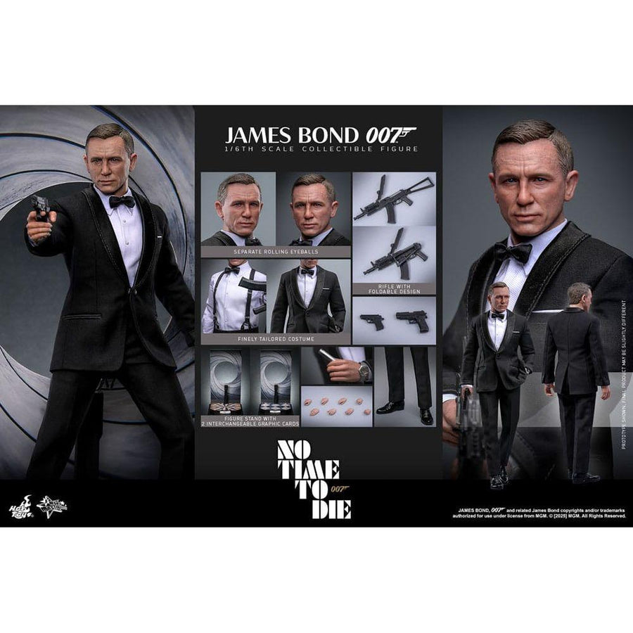 James Bond No Time to Die Movie Masterpiece Action Figure 1/6 James Bond 30 cm - The Happy Toy Store