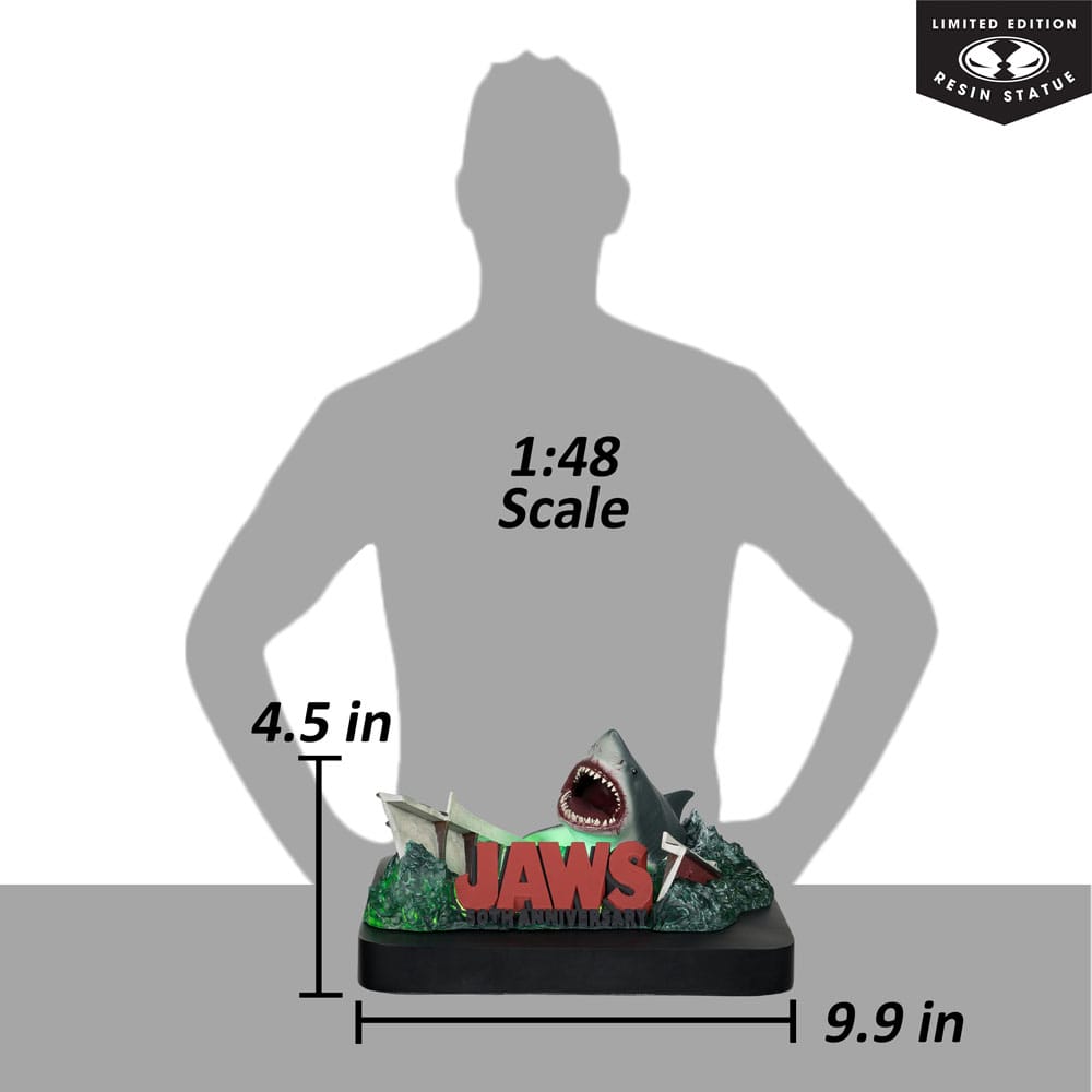 Jaws 1/48 PVC Statue Jaws (50th Anniversary) 25 cm - The Happy Toy Store