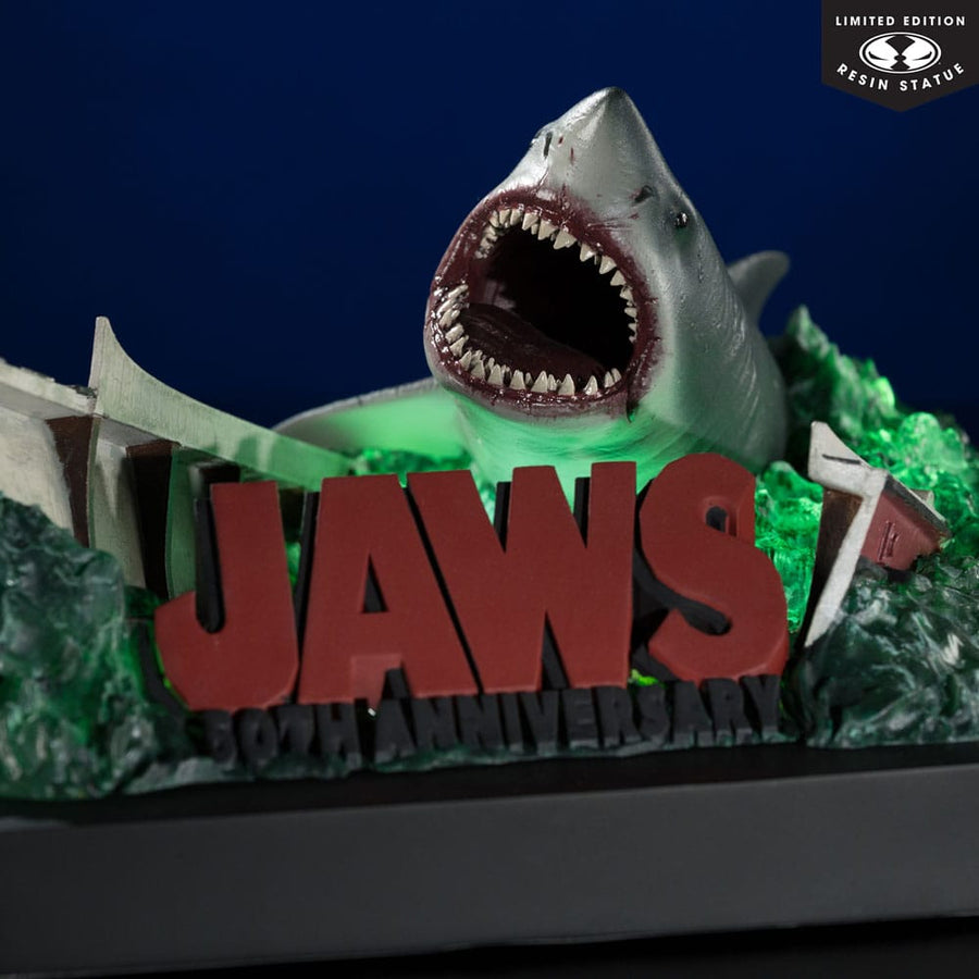 Jaws 1/48 PVC Statue Jaws (50th Anniversary) 25 cm - The Happy Toy Store