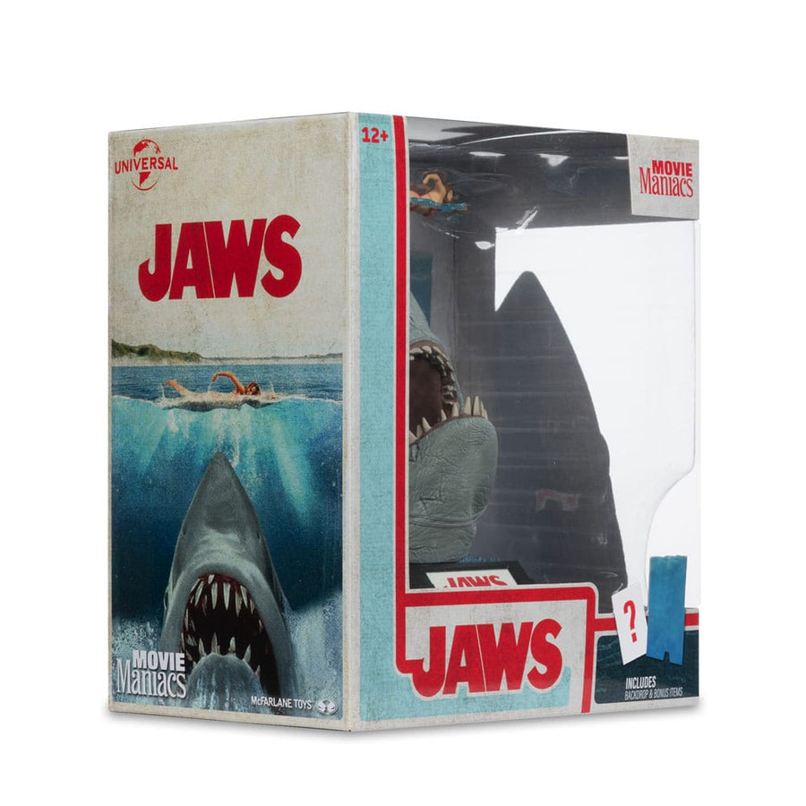 Jaws Movie Maniacs PVC Statue Jaws (50th Anniversary) 16 cm - The Happy Toy Store