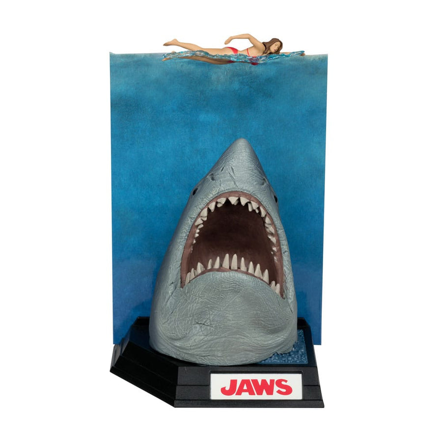Jaws Movie Maniacs PVC Statue Jaws (50th Anniversary) 16 cm - The Happy Toy Store