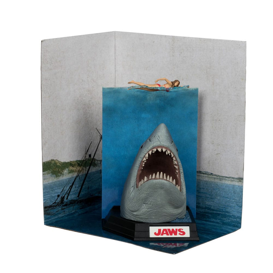 Jaws Movie Maniacs PVC Statue Jaws (50th Anniversary) 16 cm - The Happy Toy Store