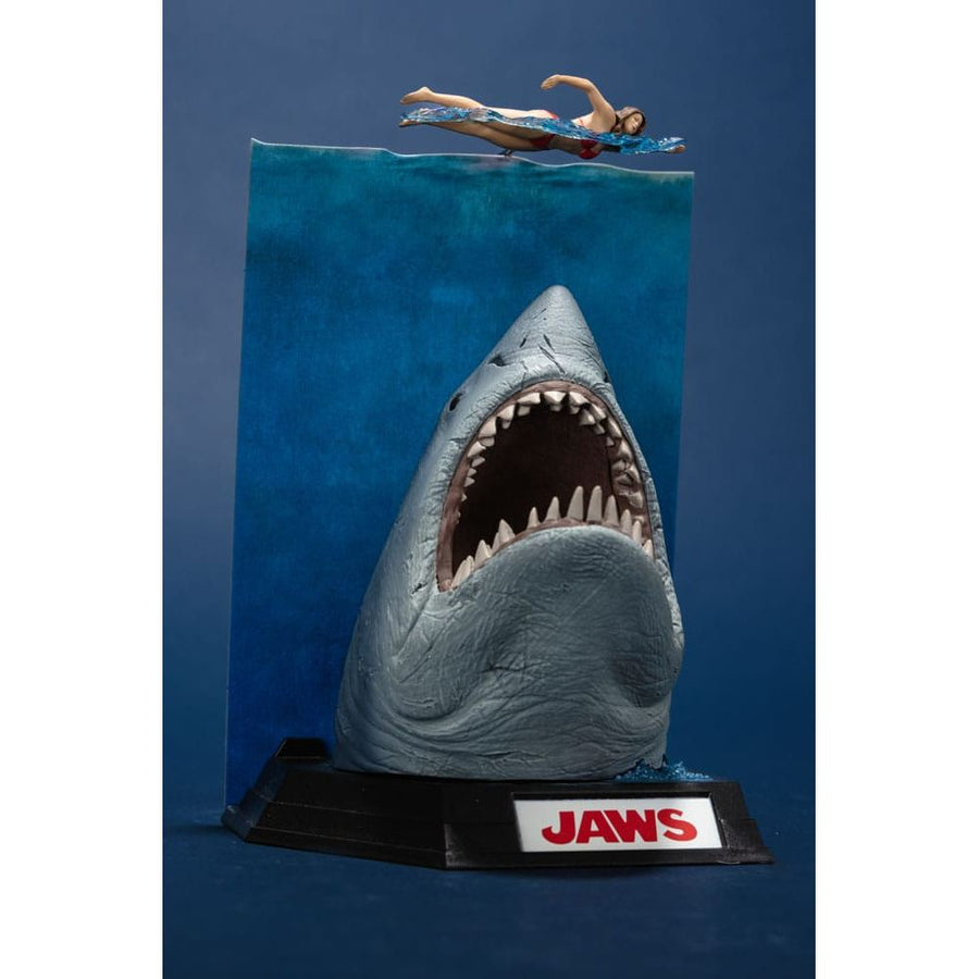 Jaws Movie Maniacs PVC Statue Jaws (50th Anniversary) 16 cm - The Happy Toy Store