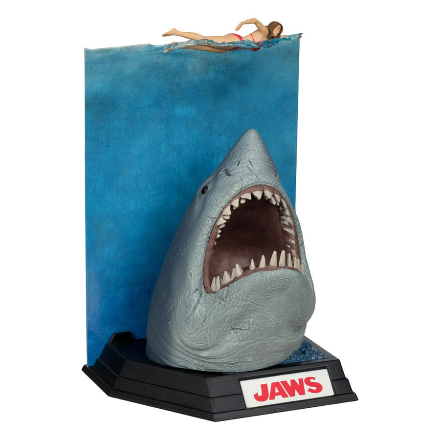 Jaws Movie Maniacs PVC Statue Jaws (50th Anniversary) 16 cm - The Happy Toy Store