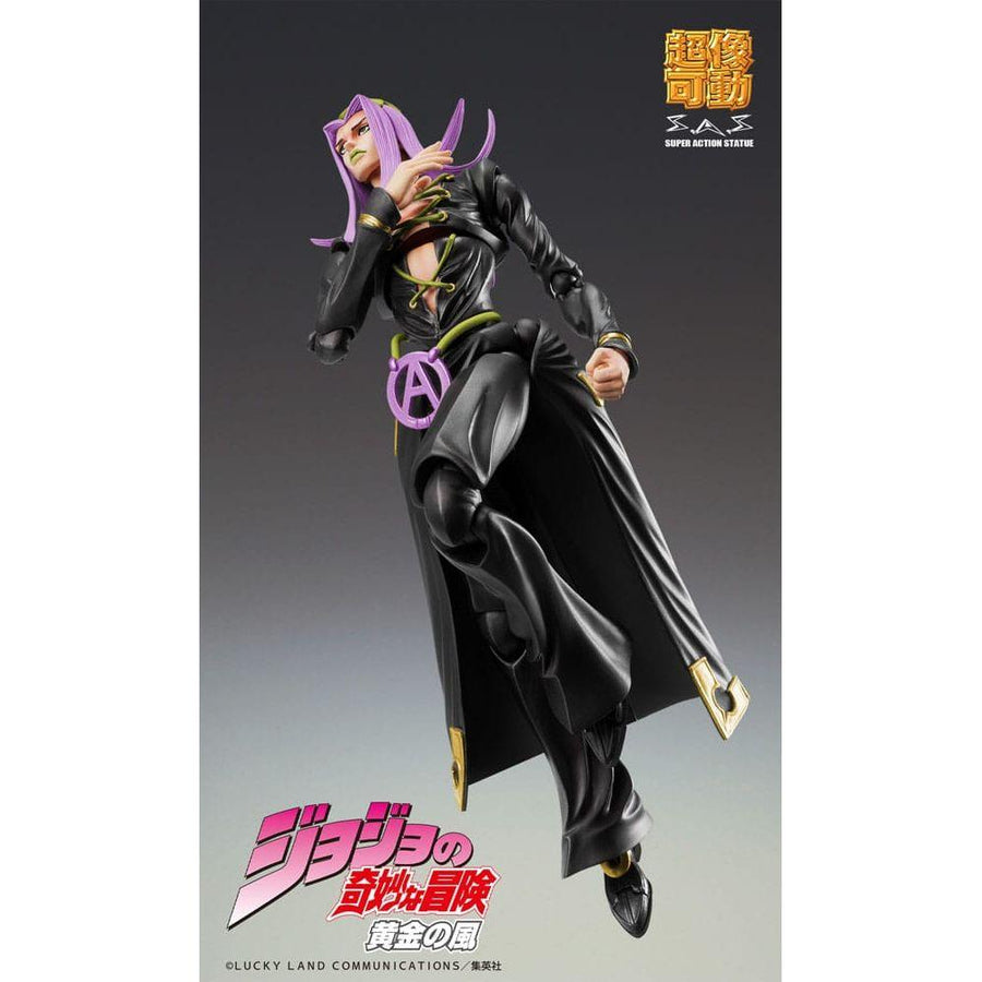 JoJo's Bizarre Adventure Part 5 Super Action Action Figure Chozokado Leone Abbacchio Black Ver. 16 cm - The Happy Toy Store
