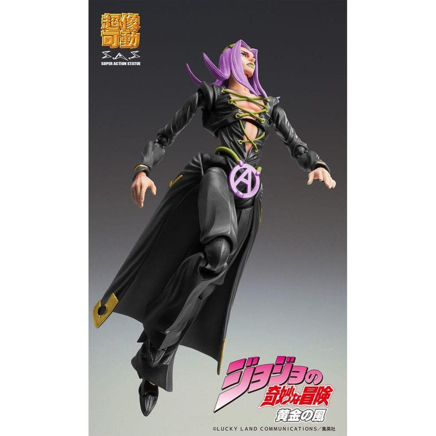 JoJo's Bizarre Adventure Part 5 Super Action Action Figure Chozokado Leone Abbacchio Black Ver. 16 cm - The Happy Toy Store