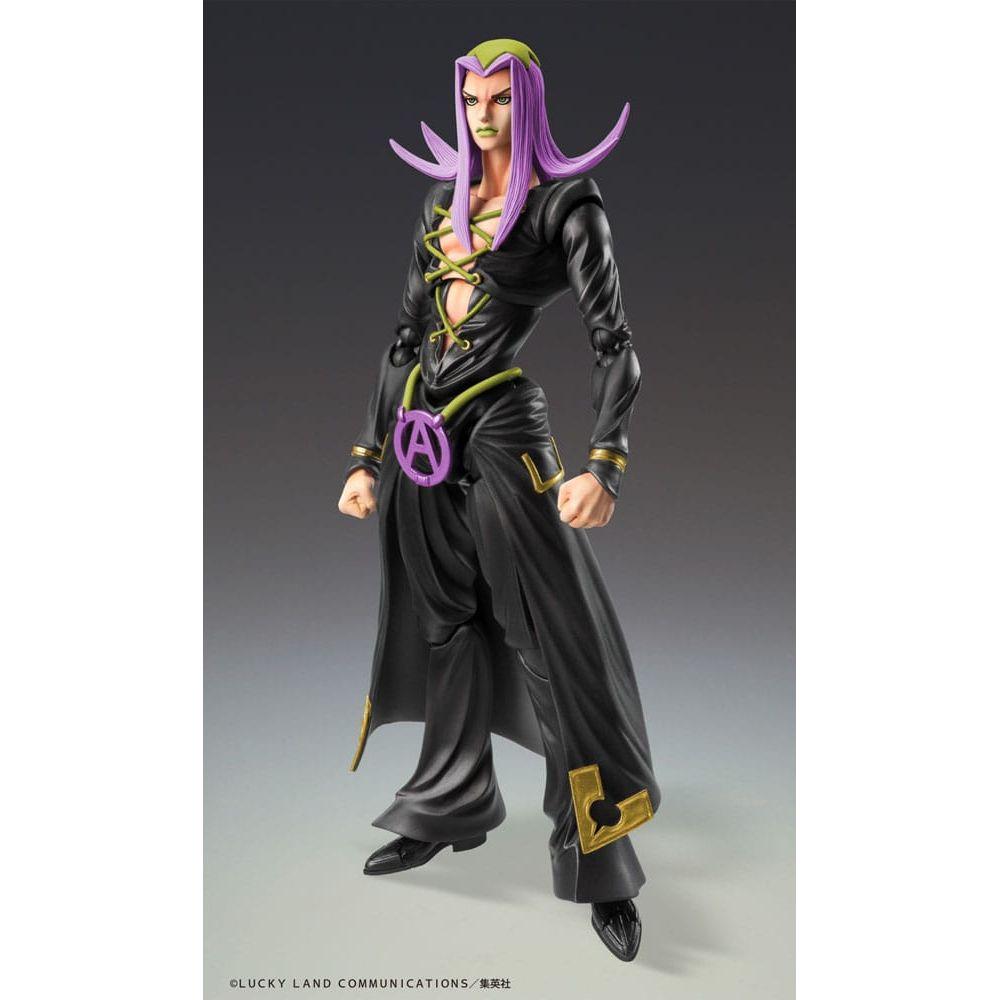 JoJo's Bizarre Adventure Part 5 Super Action Action Figure Chozokado Leone Abbacchio Black Ver. 16 cm - The Happy Toy Store