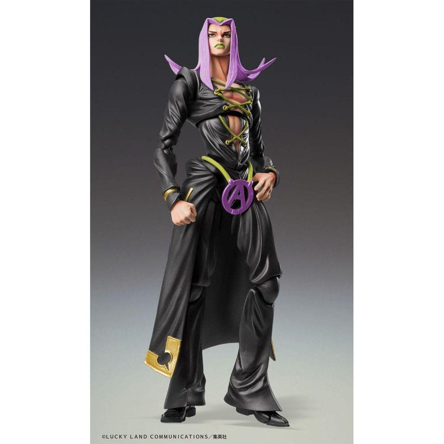 JoJo's Bizarre Adventure Part 5 Super Action Action Figure Chozokado Leone Abbacchio Black Ver. 16 cm - The Happy Toy Store