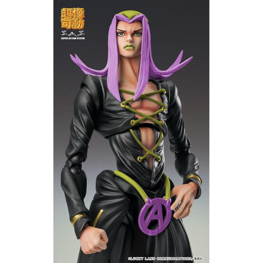 JoJo's Bizarre Adventure Part 5 Super Action Action Figure Chozokado Leone Abbacchio Black Ver. 16 cm - The Happy Toy Store