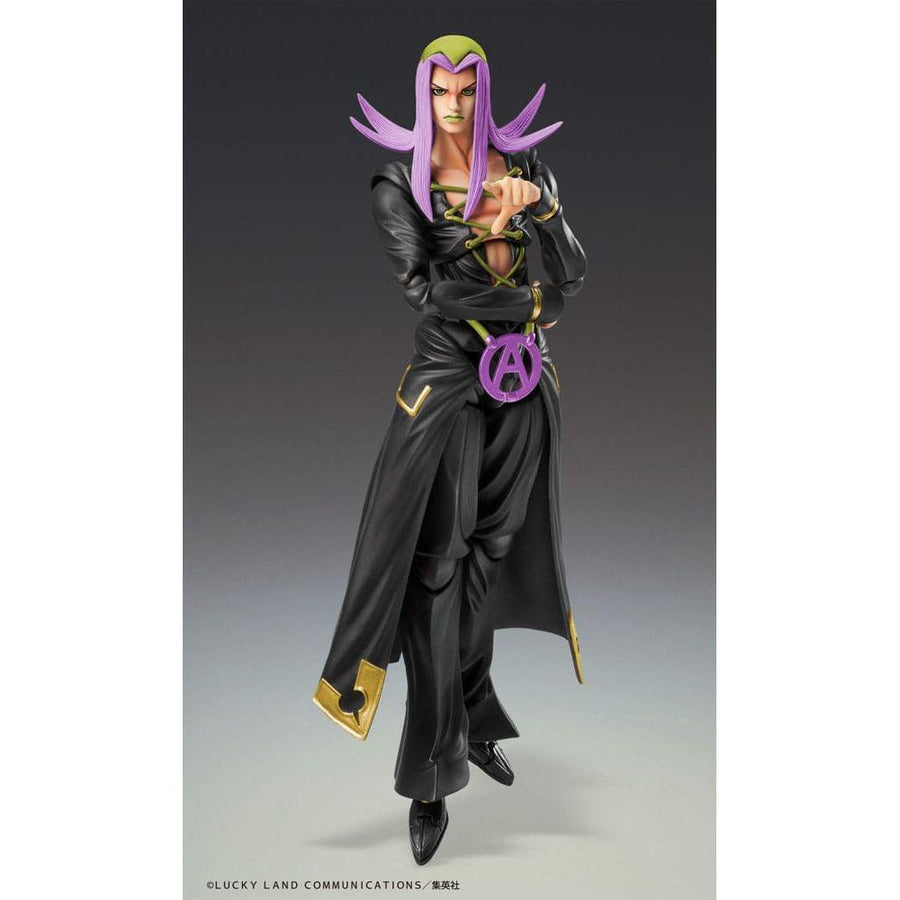 JoJo's Bizarre Adventure Part 5 Super Action Action Figure Chozokado Leone Abbacchio Black Ver. 16 cm - The Happy Toy Store