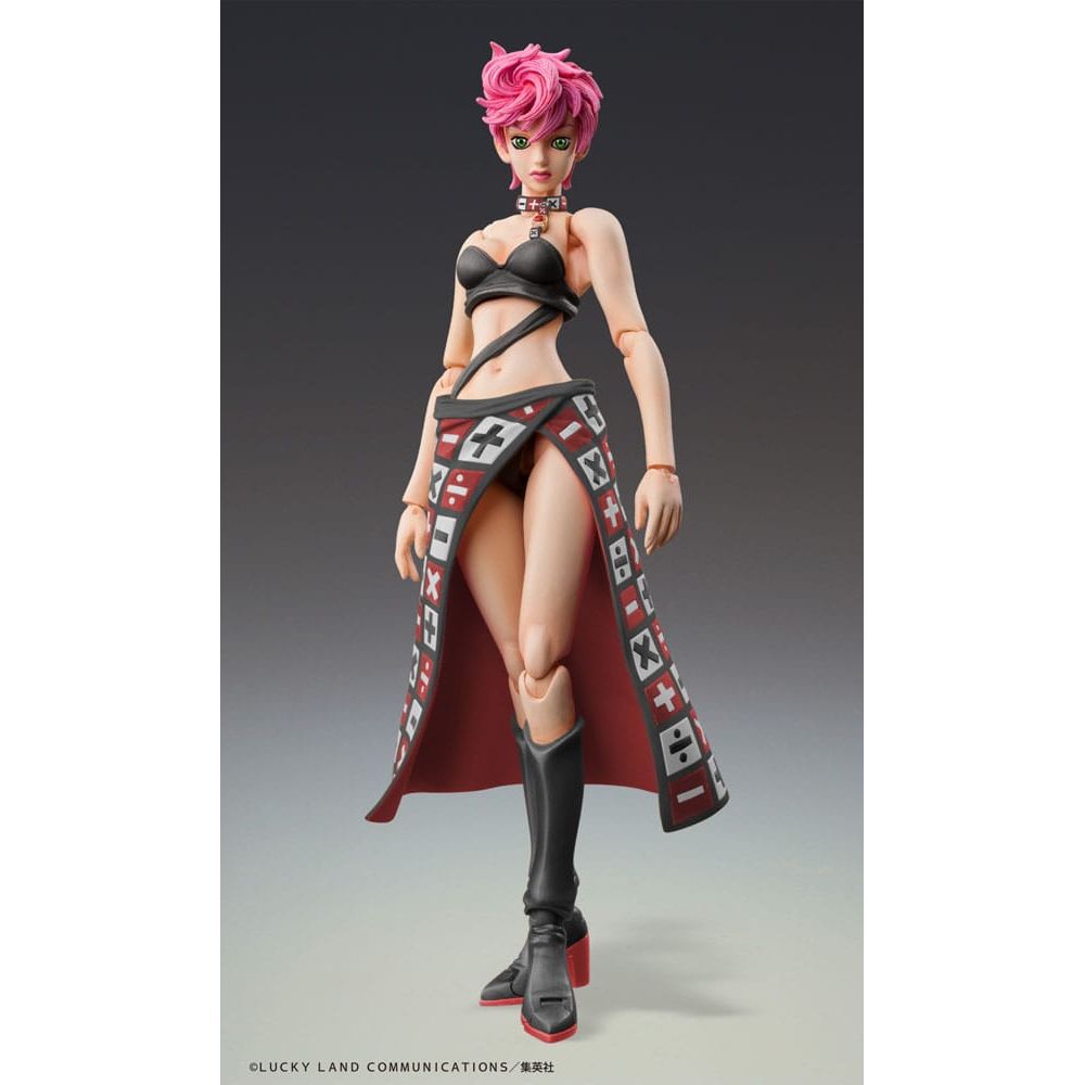 JoJo's Bizarre Adventure Part 5 Super Action Action Figure Chozokado Trish Una Black Ver. 15 cm - The Happy Toy Store
