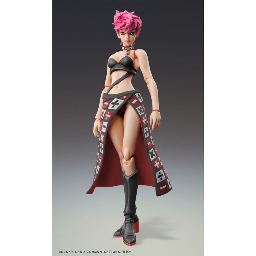 JoJo's Bizarre Adventure Part 5 Super Action Action Figure Chozokado Trish Una Black Ver. 15 cm - The Happy Toy Store
