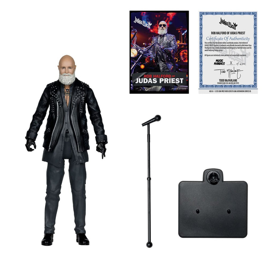 Judas Priest Music Maniacs Heavy Metal Action Figure Rob Halford 15 cm - The Happy Toy Store