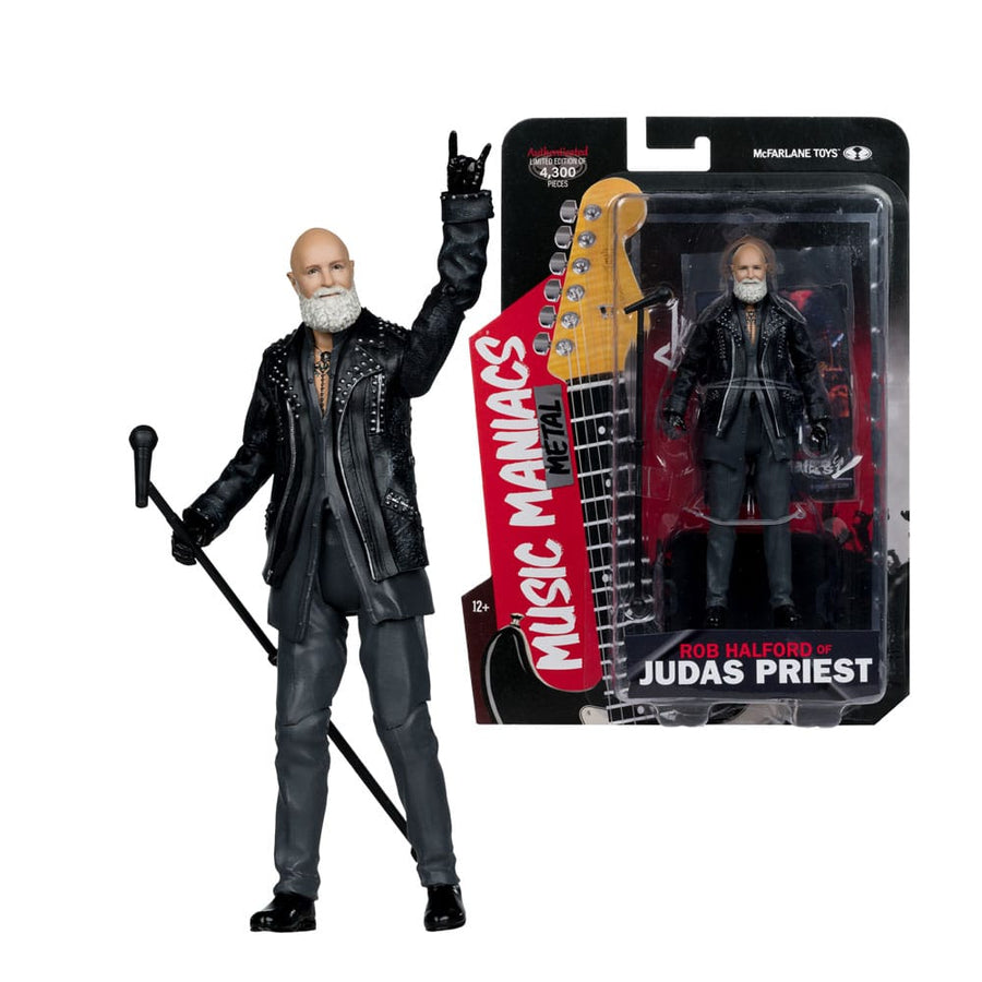 Judas Priest Music Maniacs Heavy Metal Action Figure Rob Halford 15 cm - The Happy Toy Store
