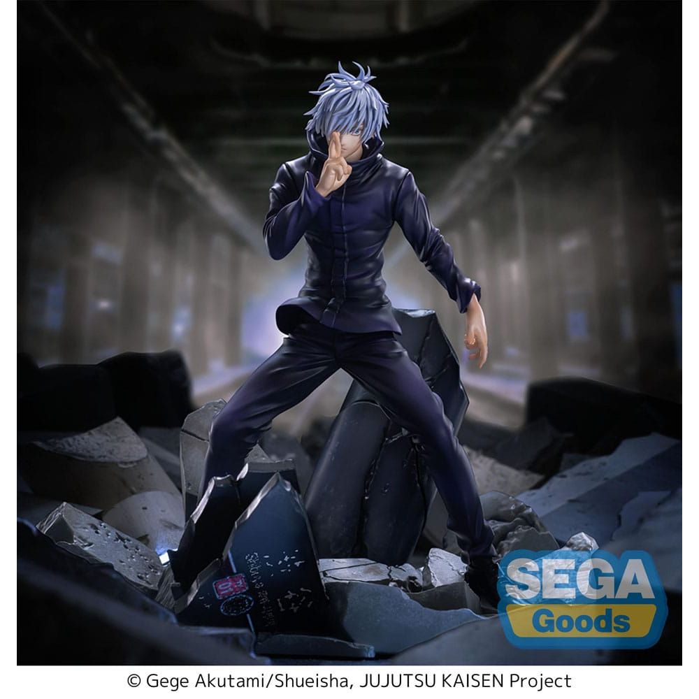 Jujutsu Kaisen Figurizm Luminasta PVC Statue Shibuya Incident Satoru Gojo Unlimited Void 21 cm - The Happy Toy Store