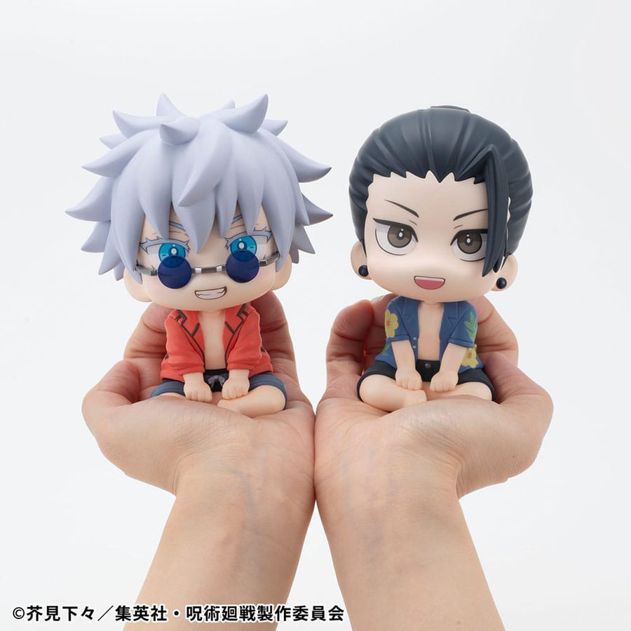 Jujutsu Kaisen Look Up PVC Statue Satoru Gojo & Suguru Geto Okinawa Ver. Set (with gift) 11 cm - The Happy Toy Store