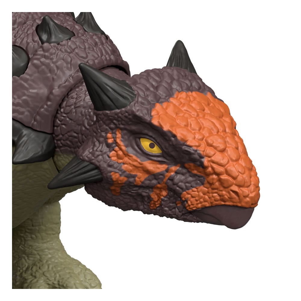 Jurassic World Rebirth Action Figure with Sound Wild Roar Ankylosaurus 7 cm - The Happy Toy Store