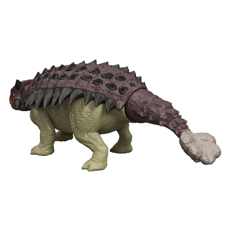 Jurassic World Rebirth Action Figure with Sound Wild Roar Ankylosaurus 7 cm - The Happy Toy Store