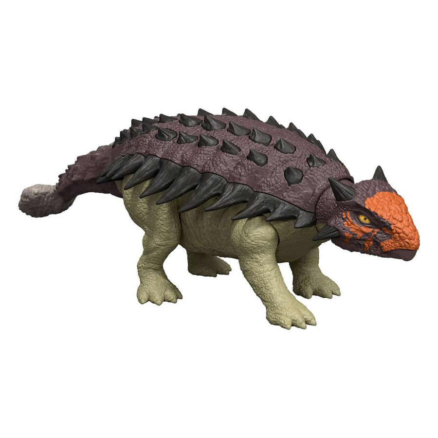 Jurassic World Rebirth Action Figure with Sound Wild Roar Ankylosaurus 7 cm - The Happy Toy Store