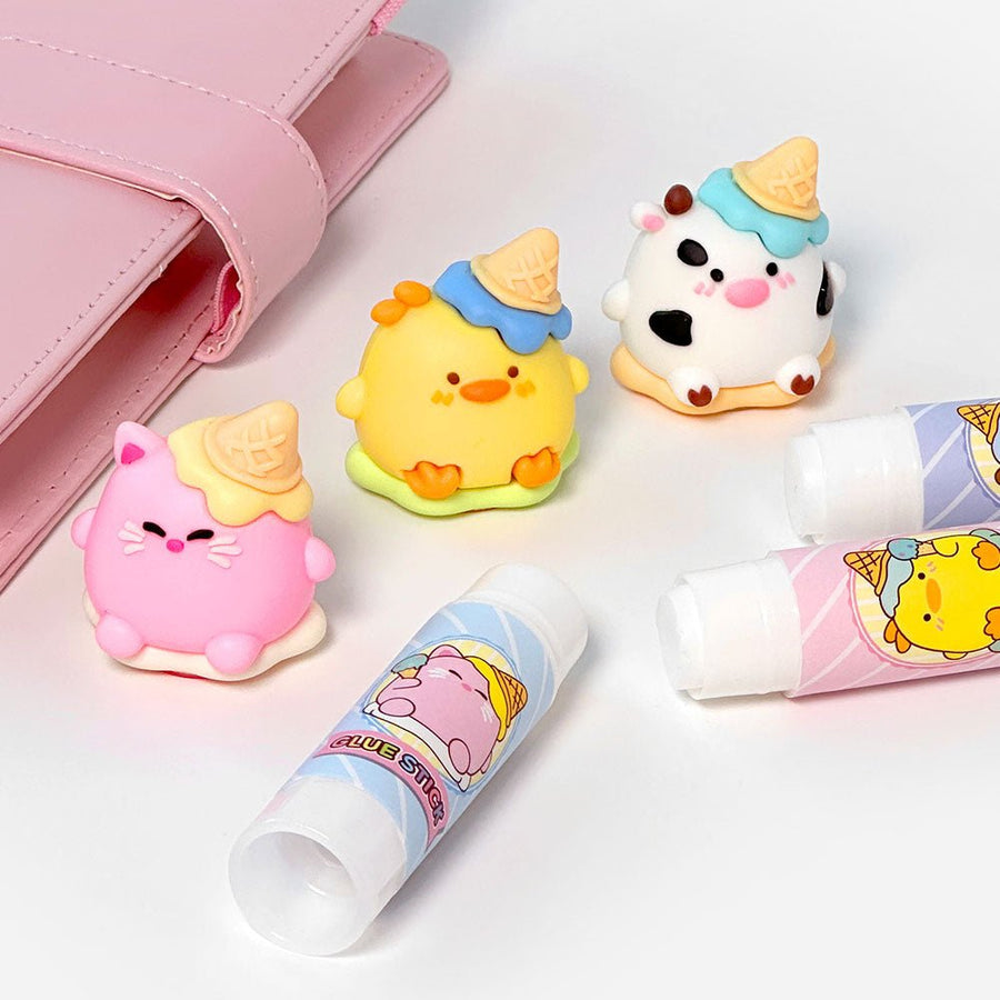 Kawaii Ice Cone Brothers Glue Stick - The Happy Toy Store