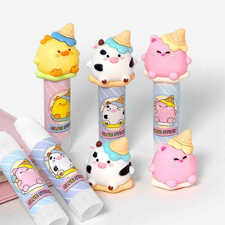 Kawaii Ice Cone Brothers Glue Stick - The Happy Toy Store