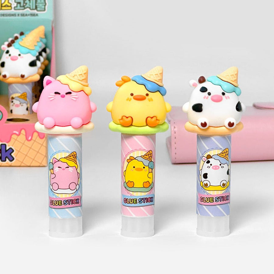 Kawaii Ice Cone Brothers Glue Stick - The Happy Toy Store