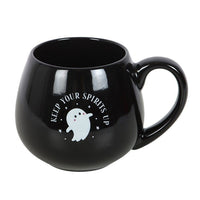 Keep Your Spirits Up Rounded Halloween Ghost Mug - The Happy Toy Store