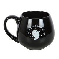 Keep Your Spirits Up Rounded Halloween Ghost Mug - The Happy Toy Store