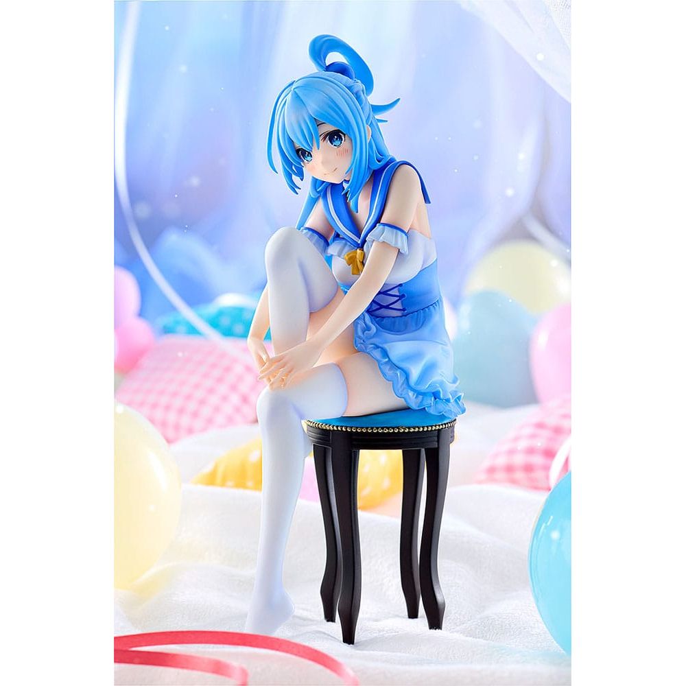 Konosuba God's blessing on this wonderful world! PVC Statue Aqua: Light Novel 10th Anniversary Ver. 15 cm - The Happy Toy Store