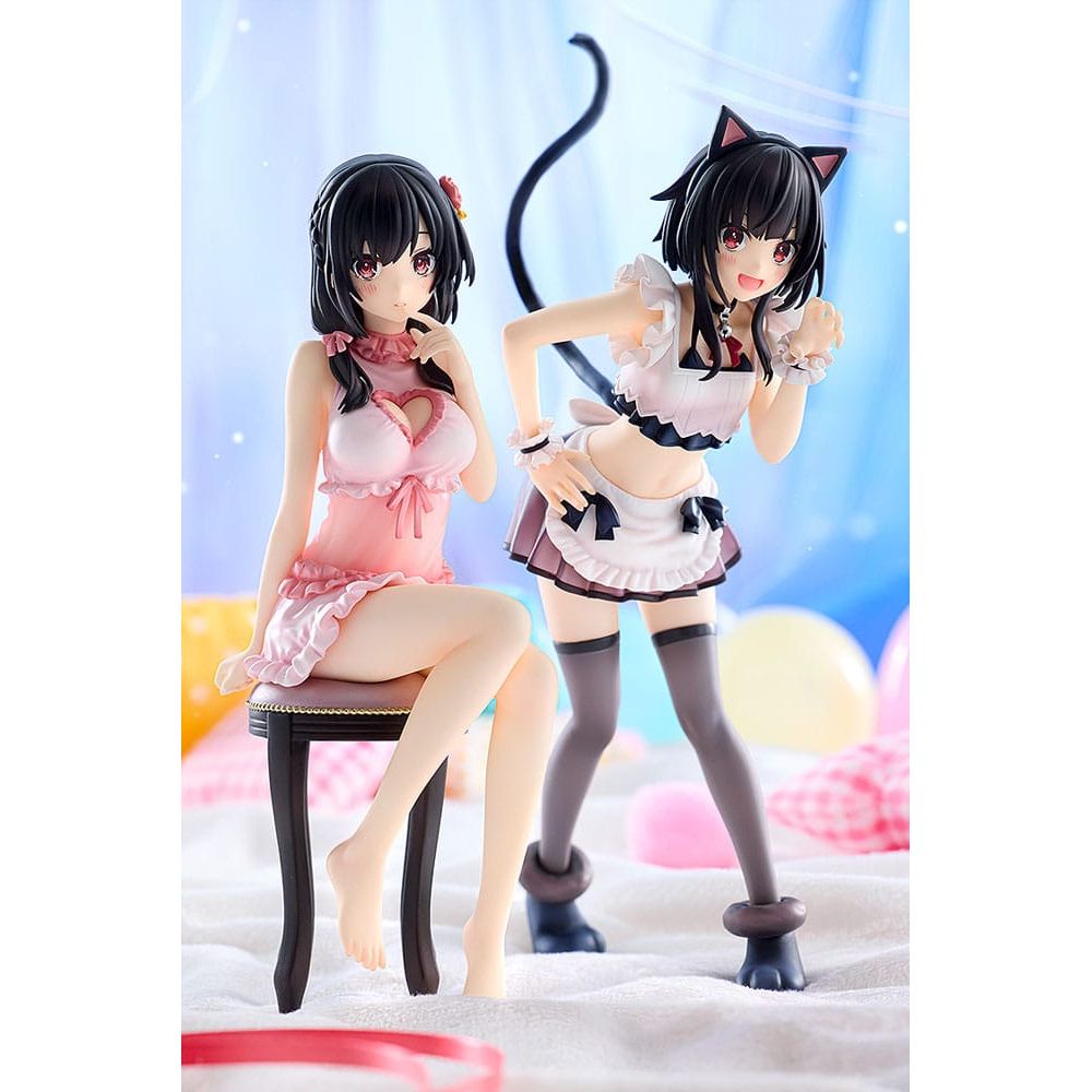 Konosuba God's blessing on this wonderful world! PVC Statue Megumin: Light Novel Catgirl Maid Ver. 16 cm - The Happy Toy Store