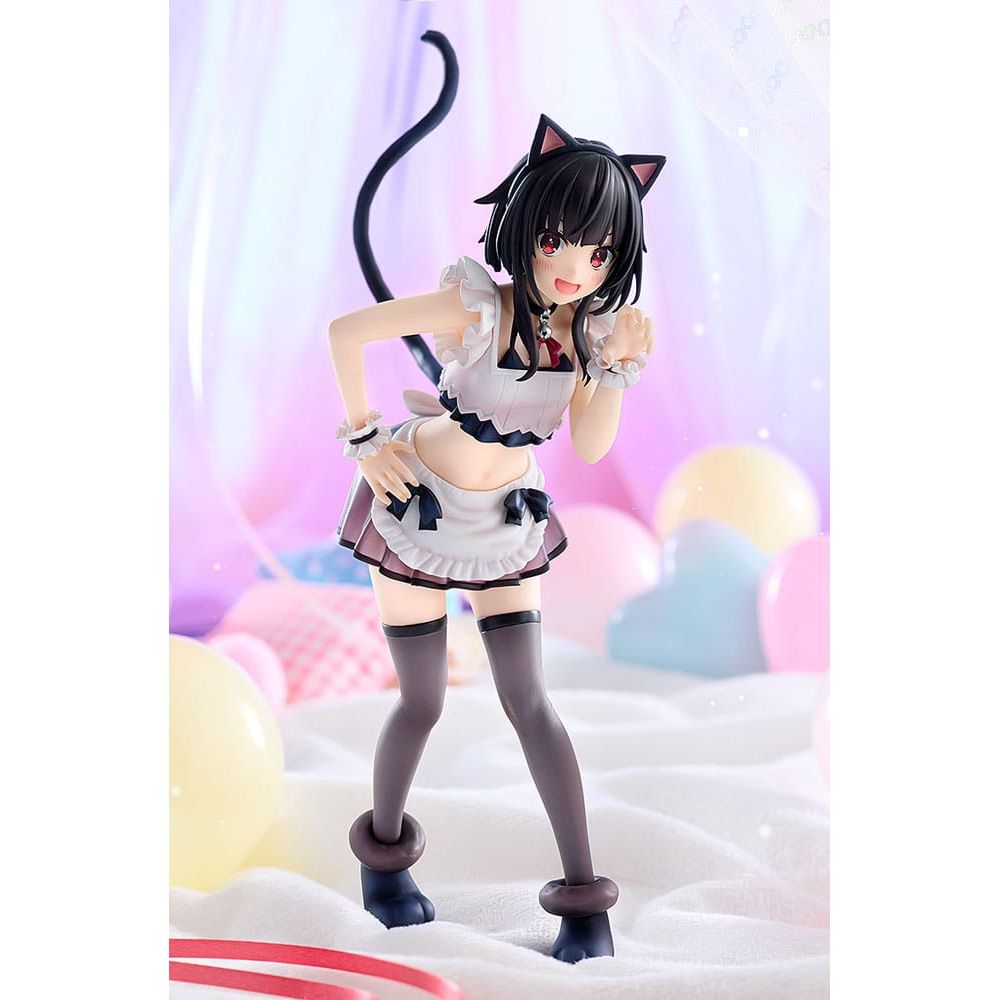 Konosuba God's blessing on this wonderful world! PVC Statue Megumin: Light Novel Catgirl Maid Ver. 16 cm - The Happy Toy Store