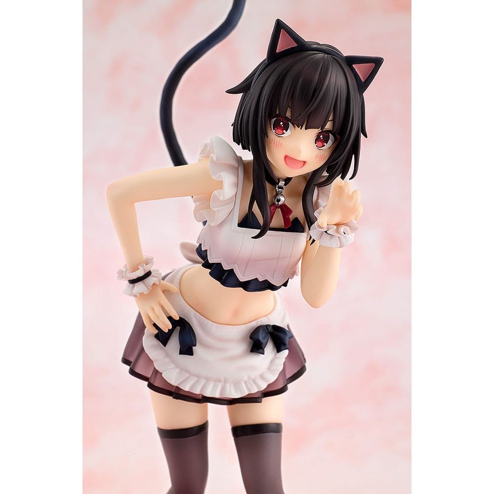 Konosuba God's blessing on this wonderful world! PVC Statue Megumin: Light Novel Catgirl Maid Ver. 16 cm - The Happy Toy Store
