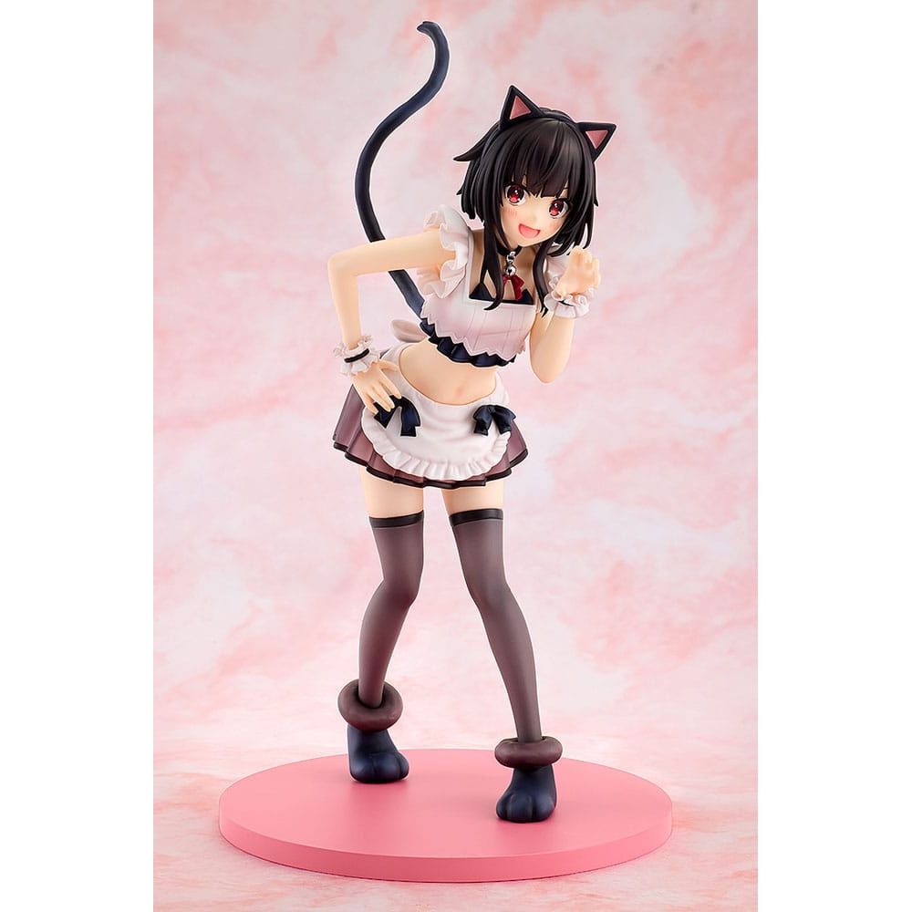 Konosuba God's blessing on this wonderful world! PVC Statue Megumin: Light Novel Catgirl Maid Ver. 16 cm - The Happy Toy Store