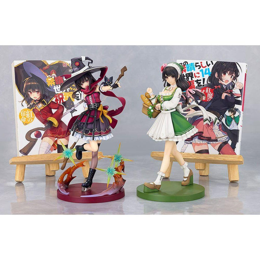 Konosuba God's blessing on this wonderful world! PVC Statue Yunyun: Light Novel 10th Anniversary Ver. 17 cm - The Happy Toy Store