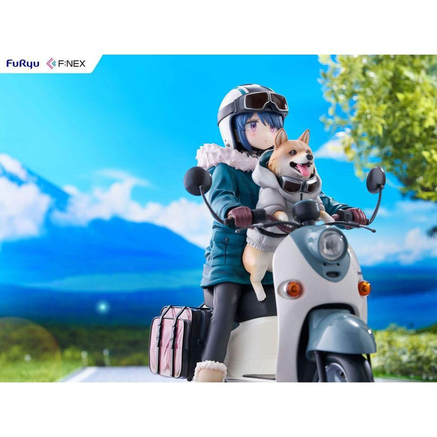 Laid Back Camp F:NEX PVC Statue 1/7 Rin Shima 20 cm - The Happy Toy Store