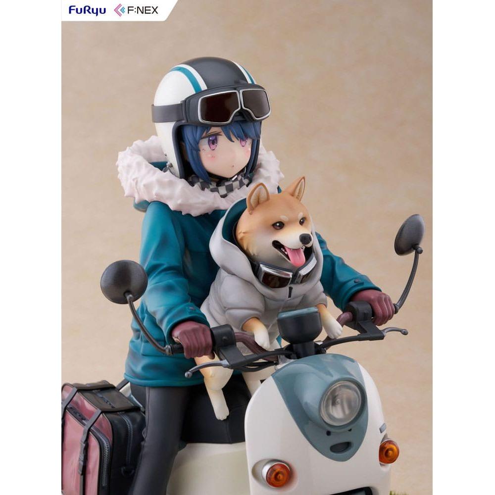 Laid Back Camp F:NEX PVC Statue 1/7 Rin Shima 20 cm - The Happy Toy Store