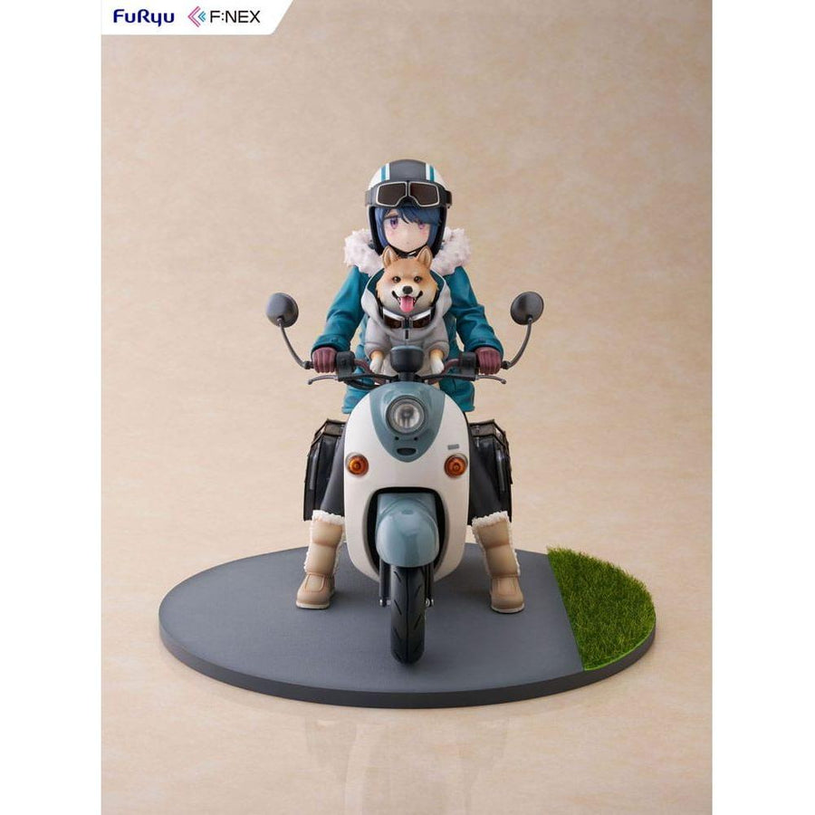 Laid Back Camp F:NEX PVC Statue 1/7 Rin Shima 20 cm - The Happy Toy Store