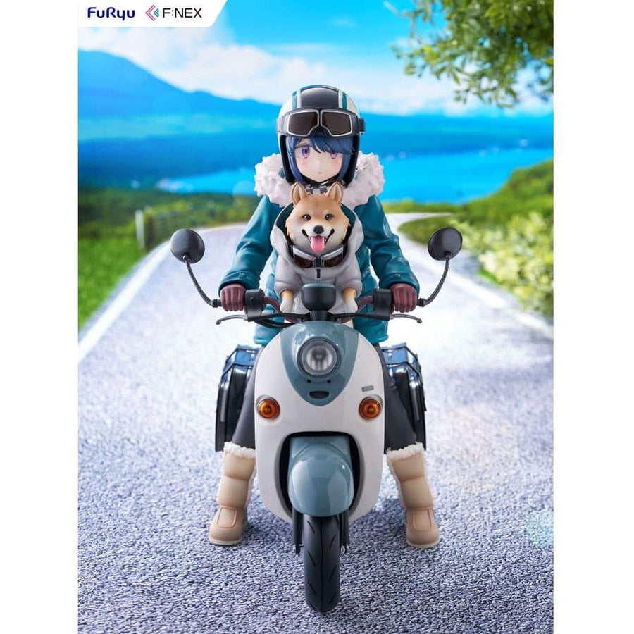 Laid Back Camp F:NEX PVC Statue 1/7 Rin Shima 20 cm - The Happy Toy Store