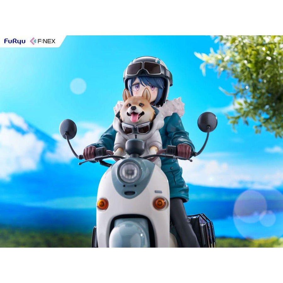 Laid Back Camp F:NEX PVC Statue 1/7 Rin Shima 20 cm - The Happy Toy Store