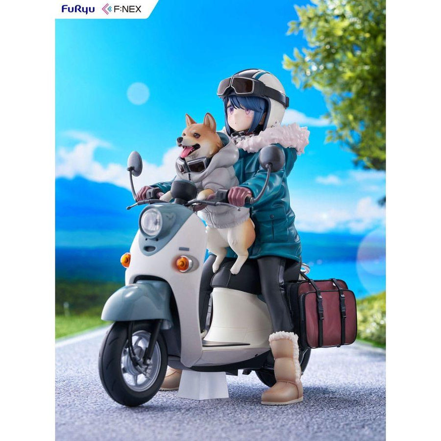 Laid Back Camp F:NEX PVC Statue 1/7 Rin Shima 20 cm - The Happy Toy Store