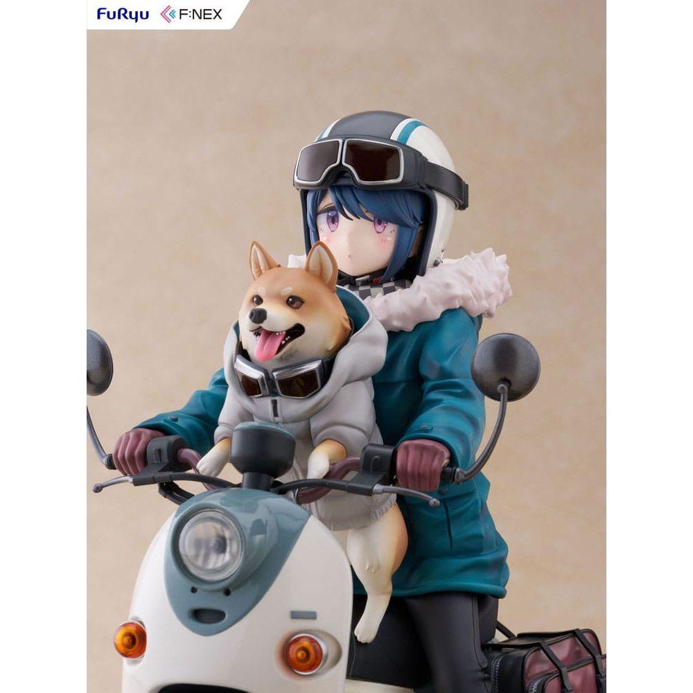 Laid Back Camp F:NEX PVC Statue 1/7 Rin Shima 20 cm - The Happy Toy Store