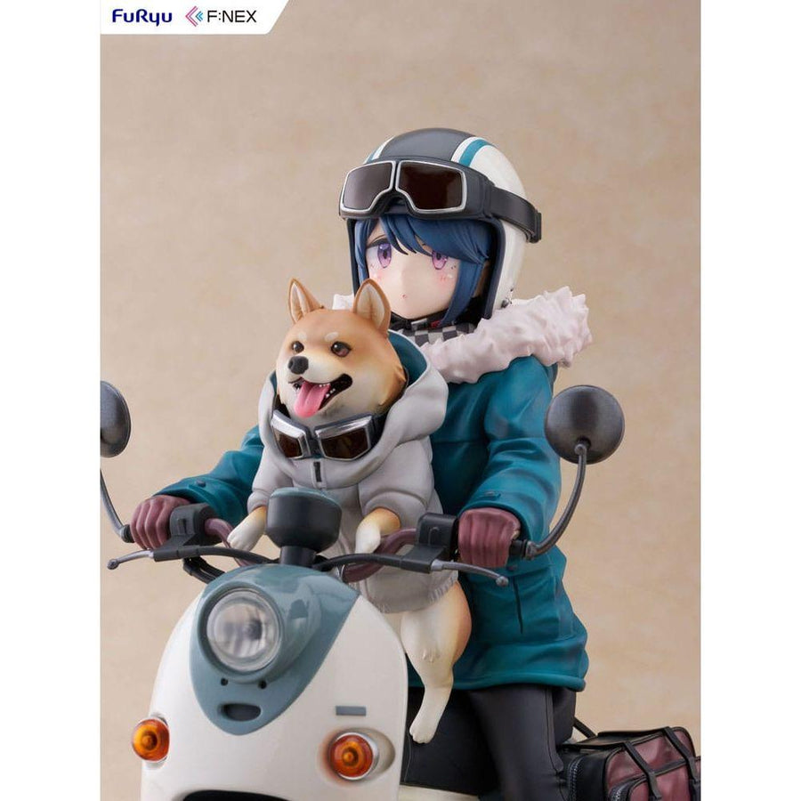 Laid Back Camp F:NEX PVC Statue 1/7 Rin Shima 20 cm - The Happy Toy Store