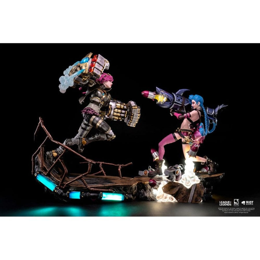 League of Legends Statues 1/6 2 - Pack Vi & Jinx - The Happy Toy Store