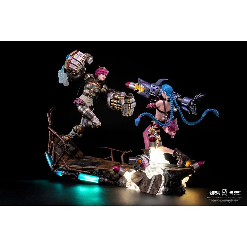 League of Legends Statues 1/6 2 - Pack Vi & Jinx - The Happy Toy Store