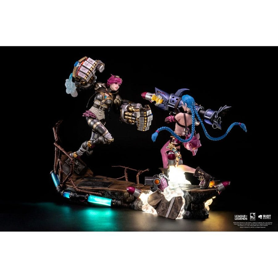 League of Legends Statues 1/6 2 - Pack Vi & Jinx - The Happy Toy Store