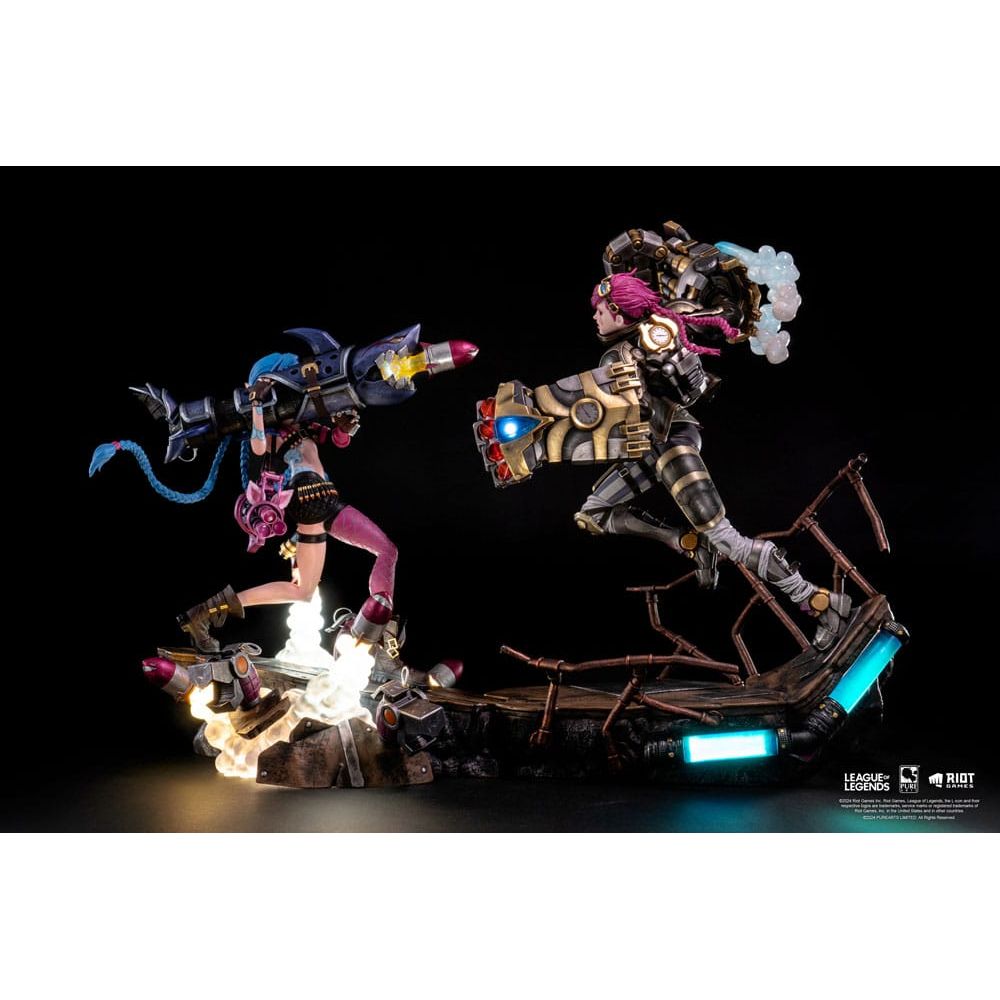 League of Legends Statues 1/6 2 - Pack Vi & Jinx - The Happy Toy Store