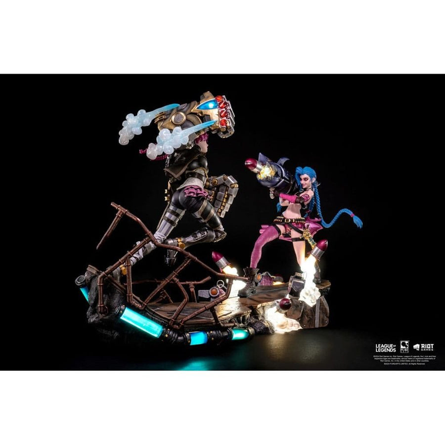 League of Legends Statues 1/6 2 - Pack Vi & Jinx - The Happy Toy Store