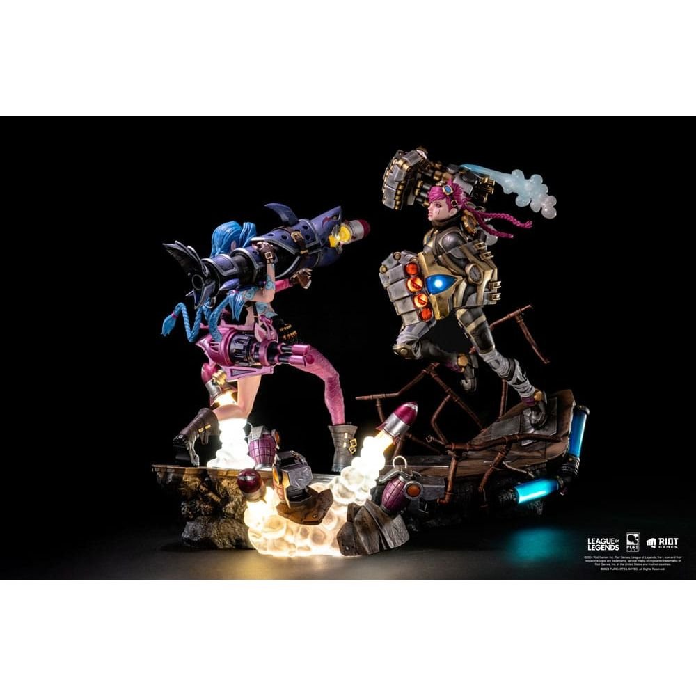 League of Legends Statues 1/6 2 - Pack Vi & Jinx - The Happy Toy Store